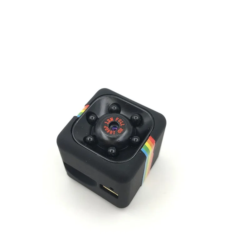 SQ11 1080P Super Mini IR Motion Detection Camera Video Camcorder - Black