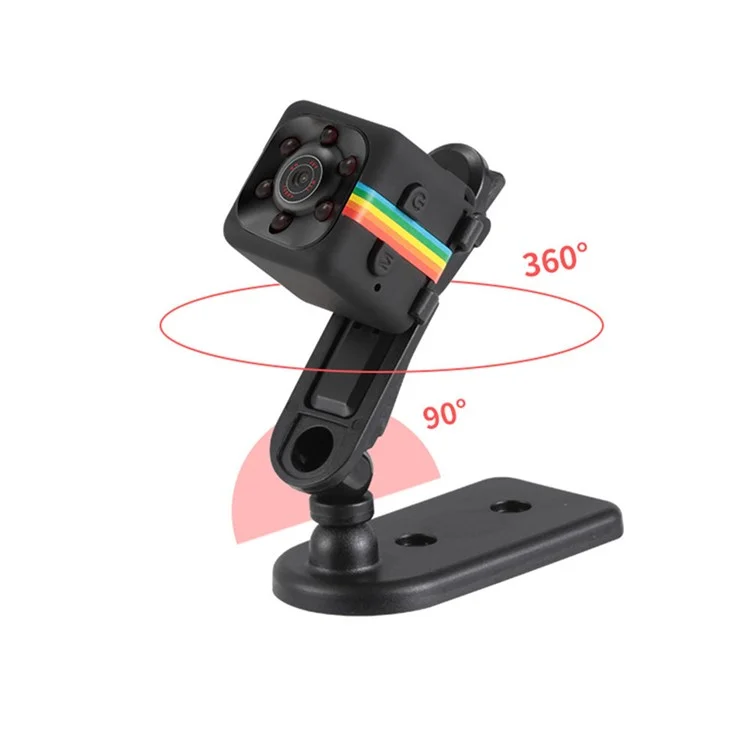 SQ11 1080P Super Mini IR Motion Detection Camera Video Camcorder - Black