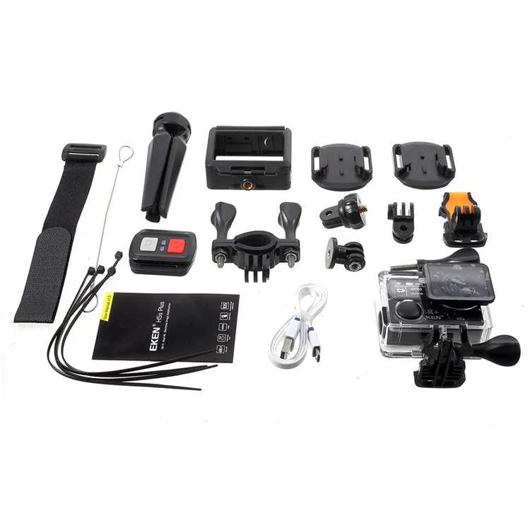 EKEN H5S Plus 2" Touch Screen 4K 12MP EIS WiFi Action Camera 30M Waterproof