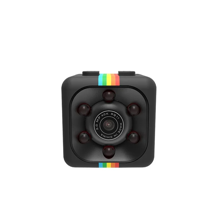 SQ11 1080P Full HD Mini Sports DV Camera Night Vision Motion Detection Loop Recording - Черный