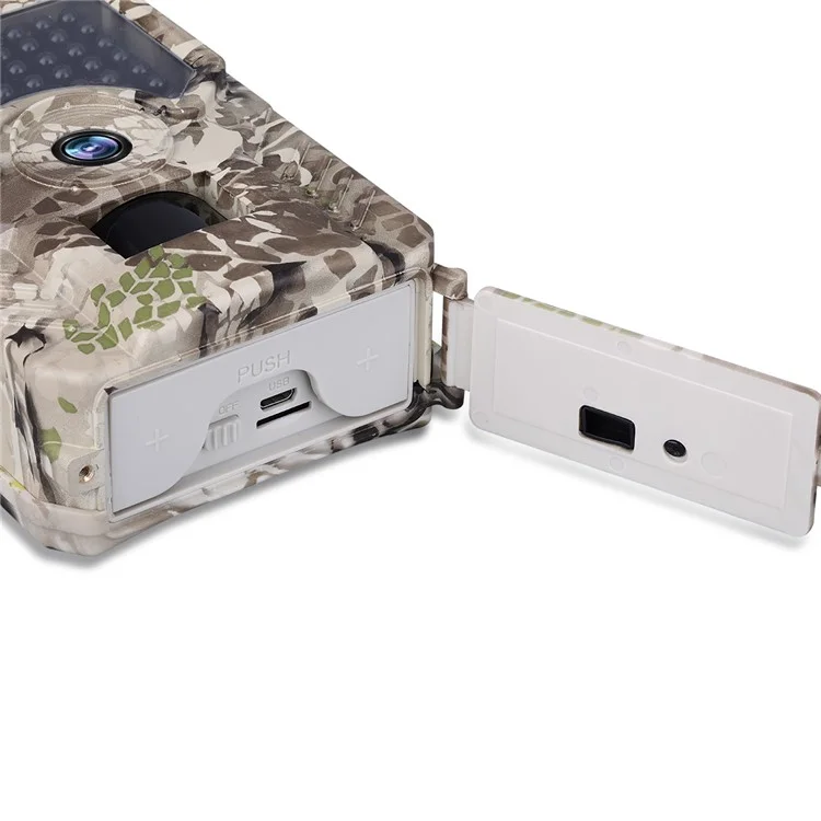 Caméra de surveillance automatique antivol PR200 pour la chasse 12MP IR LED Vision nocturne - Camouflage