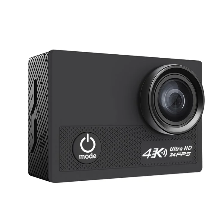 N5 2.0-inch LCD 4K Ultra HD WiFi Action Camera Novatek 96660 Sport DV 30m Waterproof - Black