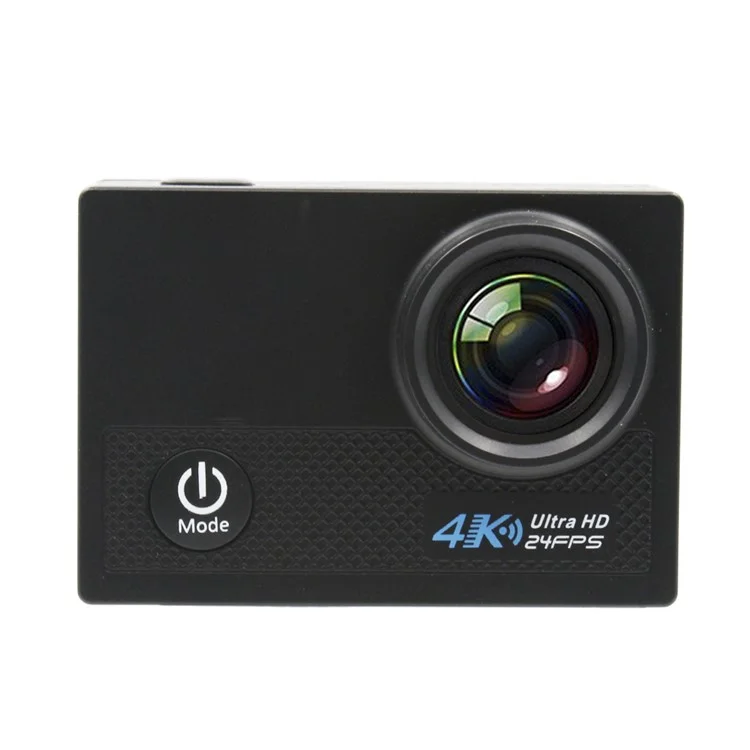 N5 2.0-inch LCD 4K Ultra HD WiFi Action Camera Novatek 96660 Sport DV 30m Waterproof - Black