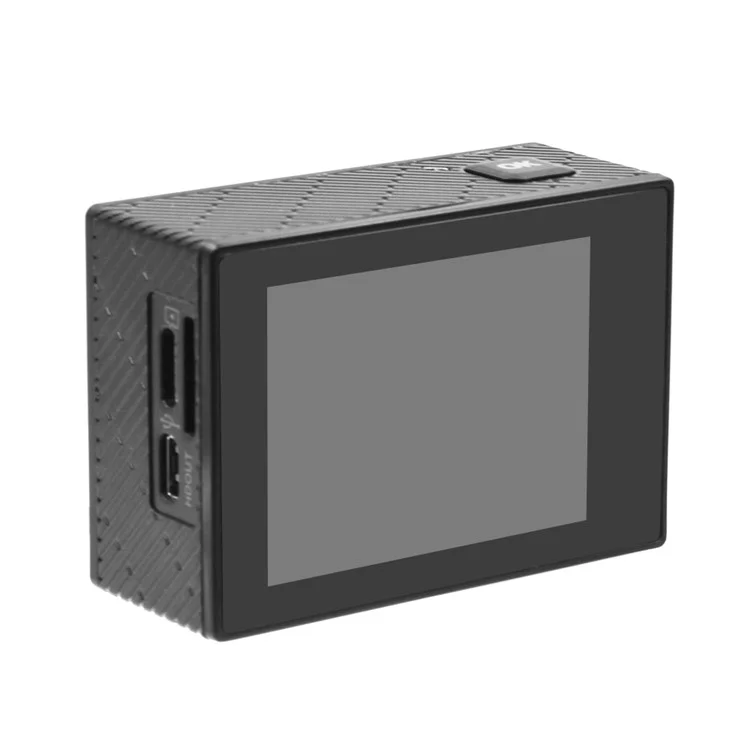 N5 2.0-inch LCD 4K Ultra HD WiFi Action Camera Novatek 96660 Sport DV 30m Waterproof - Black