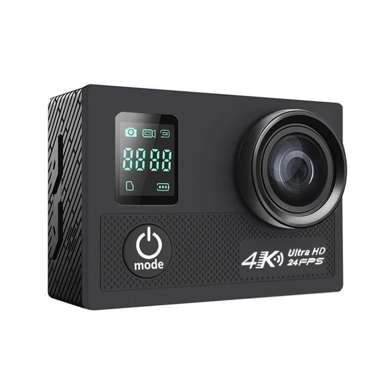 N5B Novatek 96660 2" LCD 4K@24fps 12MP 170° Wide Angle WiFi 30M Waterproof Sport Camera - Black