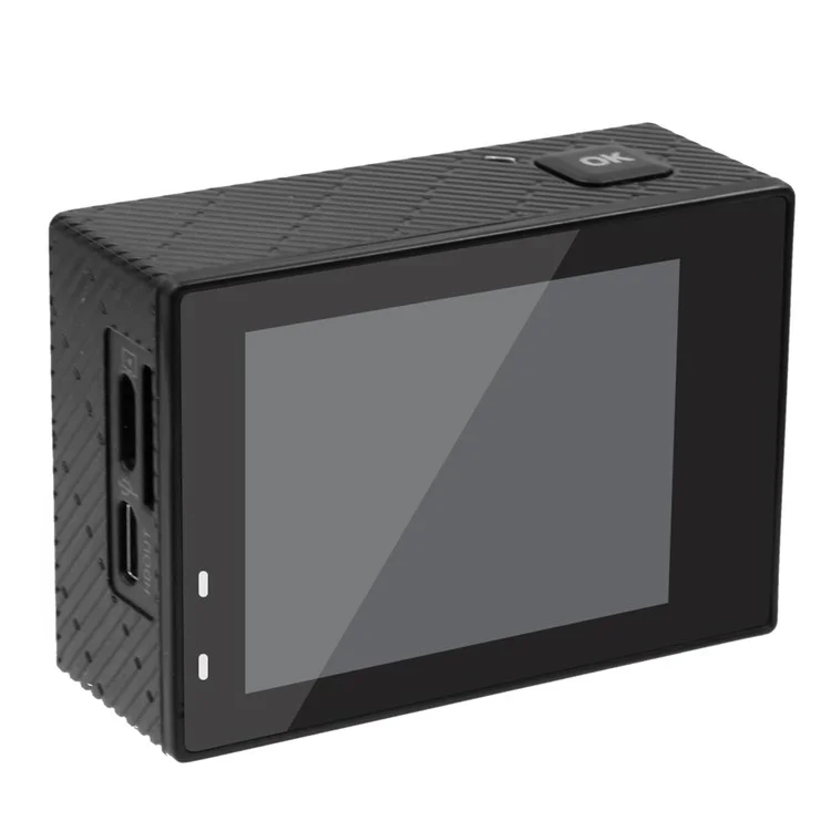N5B Novatek 96660 2" LCD 4K@24fps 12MP 170° Wide Angle WiFi 30M Waterproof Sport Camera - Black