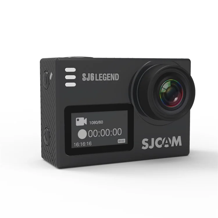 SJCAM SJ6 Legende 2,0 Zoll LTPS Display 166 Grad FOV Gyrosensor 4K WiFi Actionkamera - Schwarz