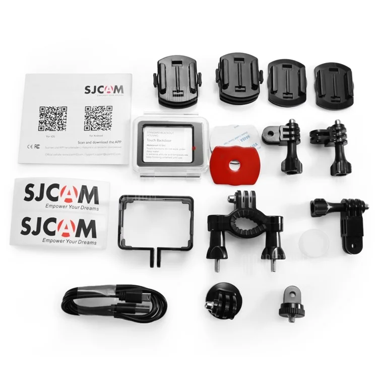 SJCAM OEM SJ7 STAR WiFi 4K Action Camera 2.0" Touch Screen 166 Degree FOV 12MP Multi-language - Black