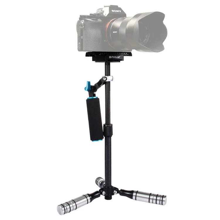 PULUZ P40T Carbon Fiber Handheld Stabilizer Steadicam for DSLR & DV Digital Video & Cameras