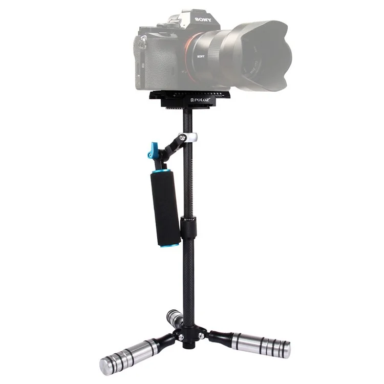 PULUZ P40T Carbon Fiber Handheld Stabilizer Steadicam for DSLR & DV Digital Video & Cameras