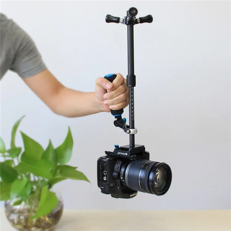 PULUZ P40T Carbon Fiber Handheld Stabilizer Steadicam for DSLR & DV Digital Video & Cameras