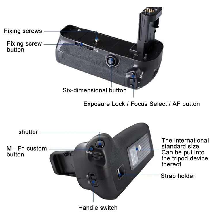 PULUZ Vertical Camera Battery Grip for Canon EOS 5D Mark IV Digital SLR Camera