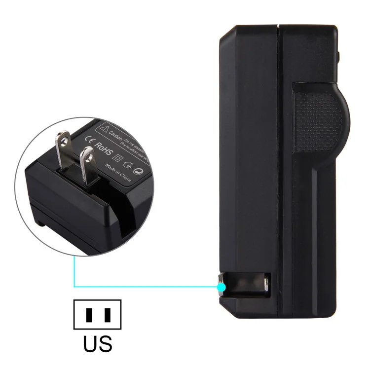 PULUZ PU2144 Travel Battery Charger for Nikon EN-EL14 Battery - US Plug
