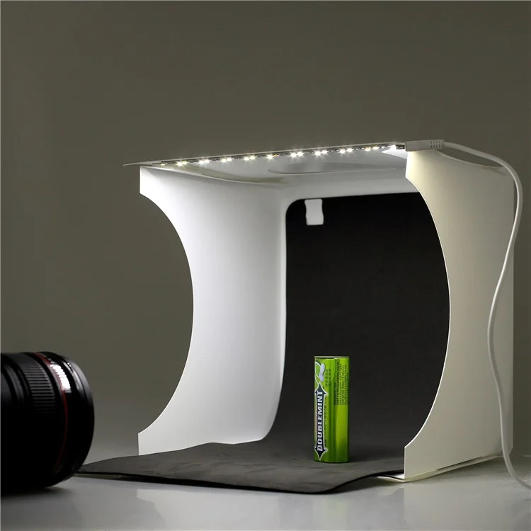 Folding Portable LED Light Box Photography Lighting Tent - White Light