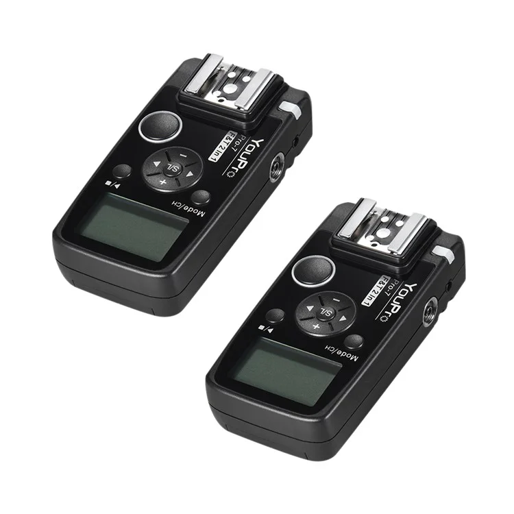 Wireless Flash Trigger with E3 2.5mm PC Sync & Shutter Cable for Nikon D810 D800 D700 D500 D5 D4 D300 D300S D3 D3s Camera