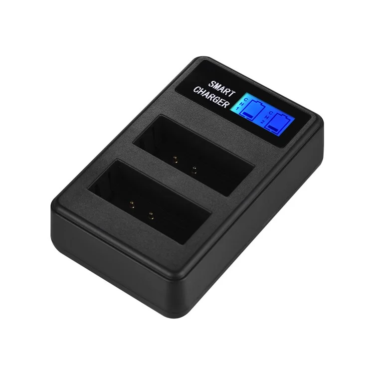 LCD Display 2-Channel LP-E17 Battery USB Charger for Canon EOS M3 M5, EOS 750D 760D etc