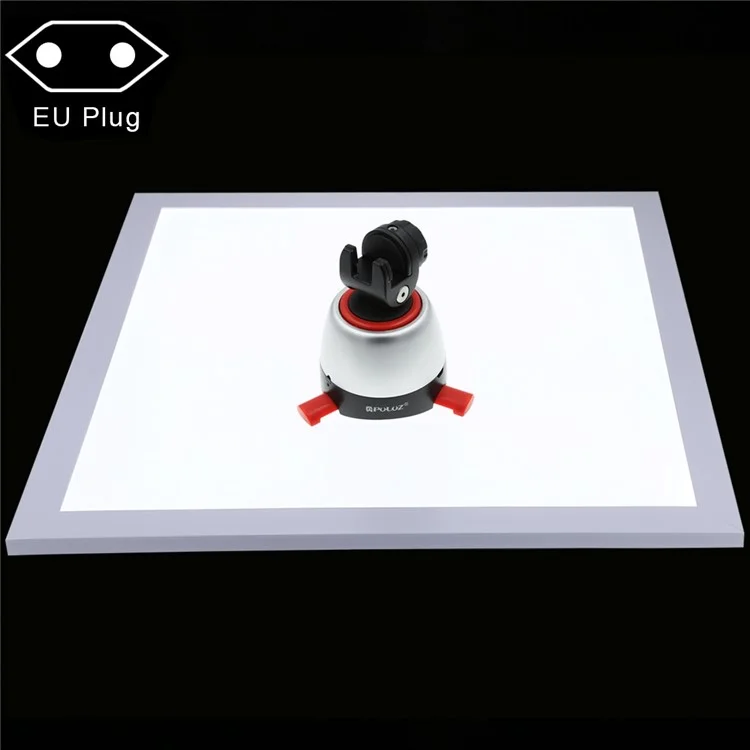 PULUZ PU5138 1200LM LED-Fotografie-Shadowless-Bodenlichtlampe für 40-cm-Fotostudio-Shootingzelt-Box ohne Polarisierung - EU-Stecker
