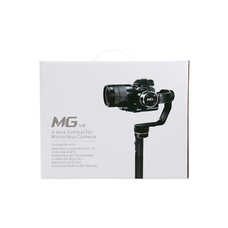 FEIYU MG V2 Updated 3-Axis Brushless Gimbal for Mirrorless Cameras SONY NEX-5N / NEX-7 / A7RII / ILCE-7R / ILCE-5100