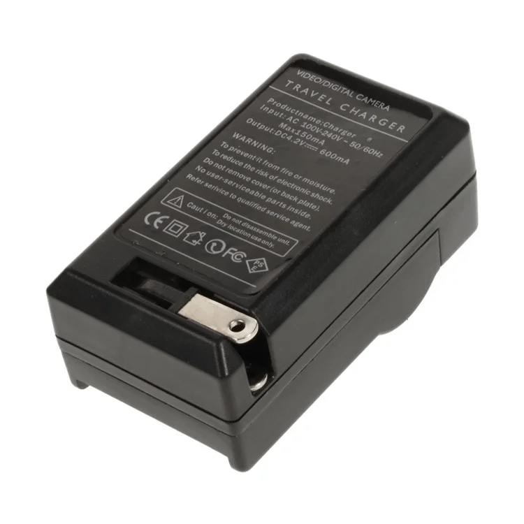 GP37-1 Travel Battery Charger + Car Charger Adapter for Gopro Hero 2 Camera - EU Plug