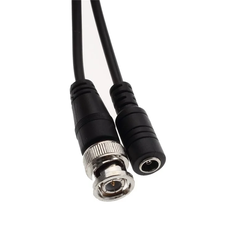 15m CCTV Video & Power Cable for Surveillance System and HD-SDI Camera System - Black