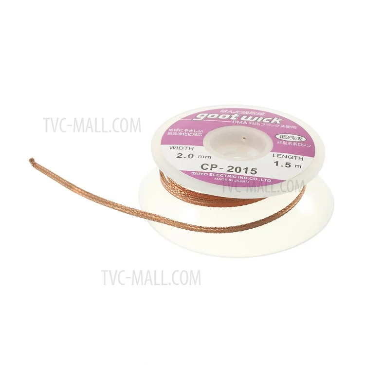 GOOT WICK Soldering Remover CP-2015, 2mmx1.5m
