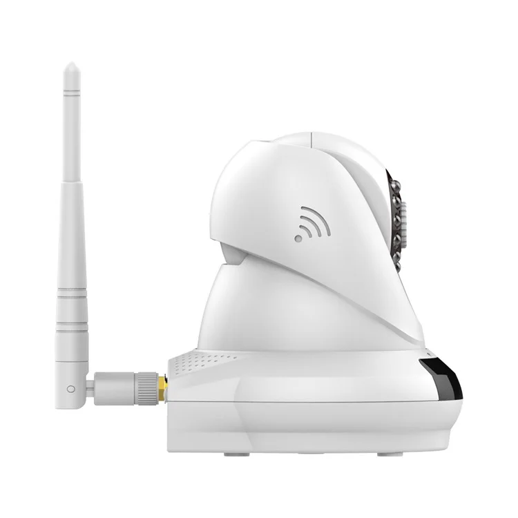 FUJIKAM CCTV 720P Cloud WiFi IP Camera Support P/T P2P APP IR-CUT OEM (FI-366) - White / US Plug