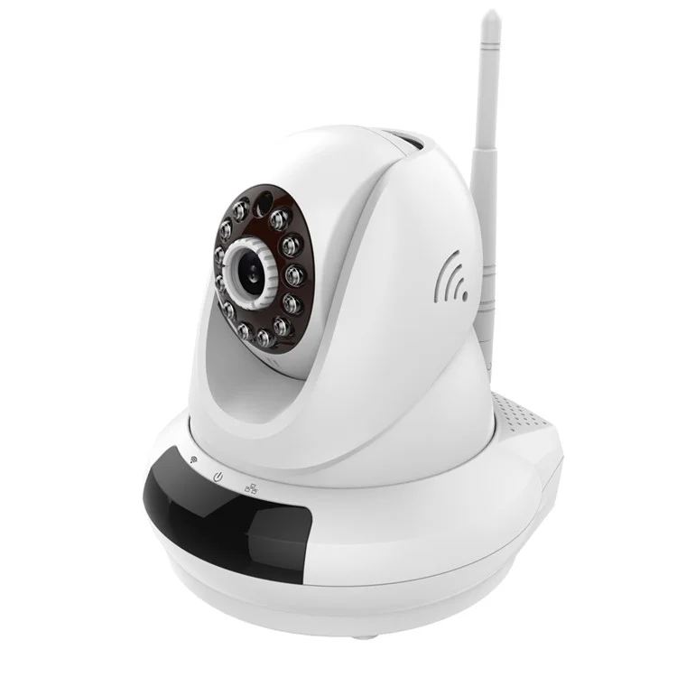 FUJIKAM CCTV 720P Cloud WiFi IP Camera Support P/T P2P APP IR-CUT OEM (FI-366) - White / UK Plug
