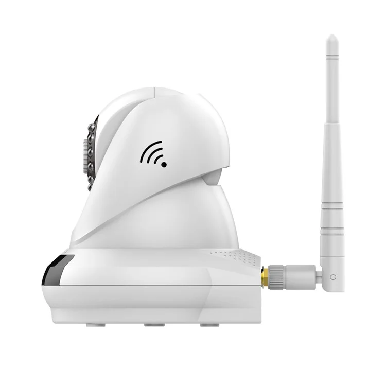 FUJIKAM CCTV 720P Cloud WiFi IP Camera Support P/T P2P APP IR-CUT OEM (FI-366) - White / UK Plug