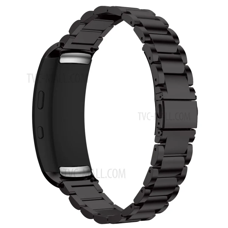 Classic Stainless Steel Watch Band for Samsung Gear Fit 2 SM-R360 - Black