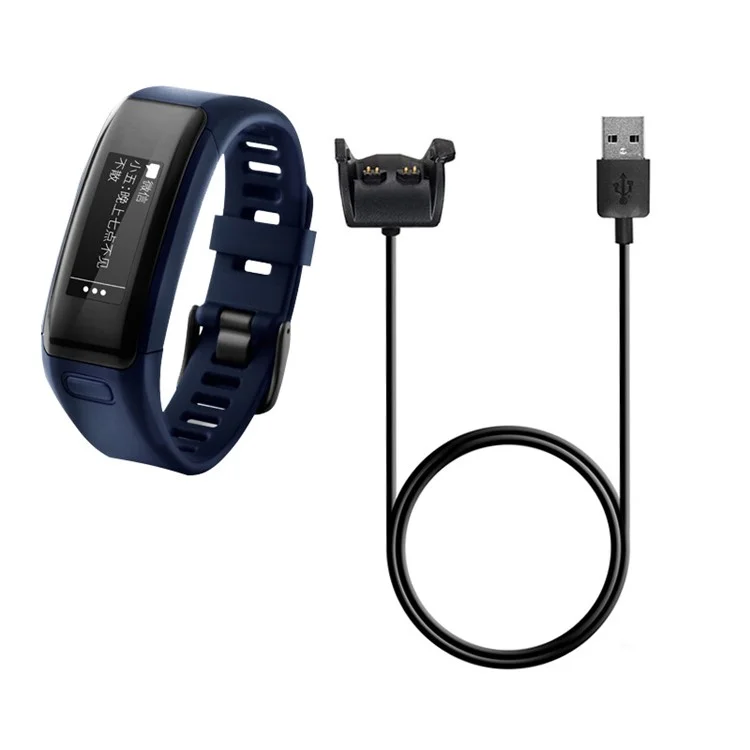 1m Data Sync Charging Cable for Garmin Vivoactive HR Smart Watch - Black