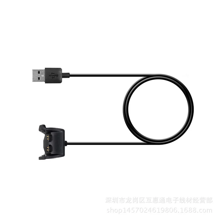 1m Data Sync Charging Cable for Garmin Vivoactive HR Smart Watch - Black