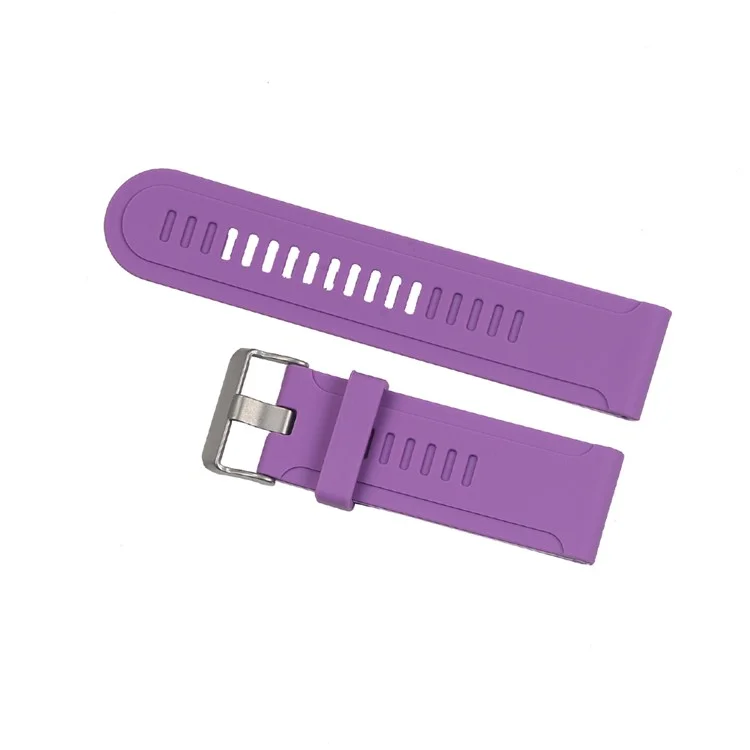 Silicone Watchband Replacement for Garmin Fenix 3/Fenix 3 HR/Fenix 2 etc + Lugs Adapters + Tools - Purple