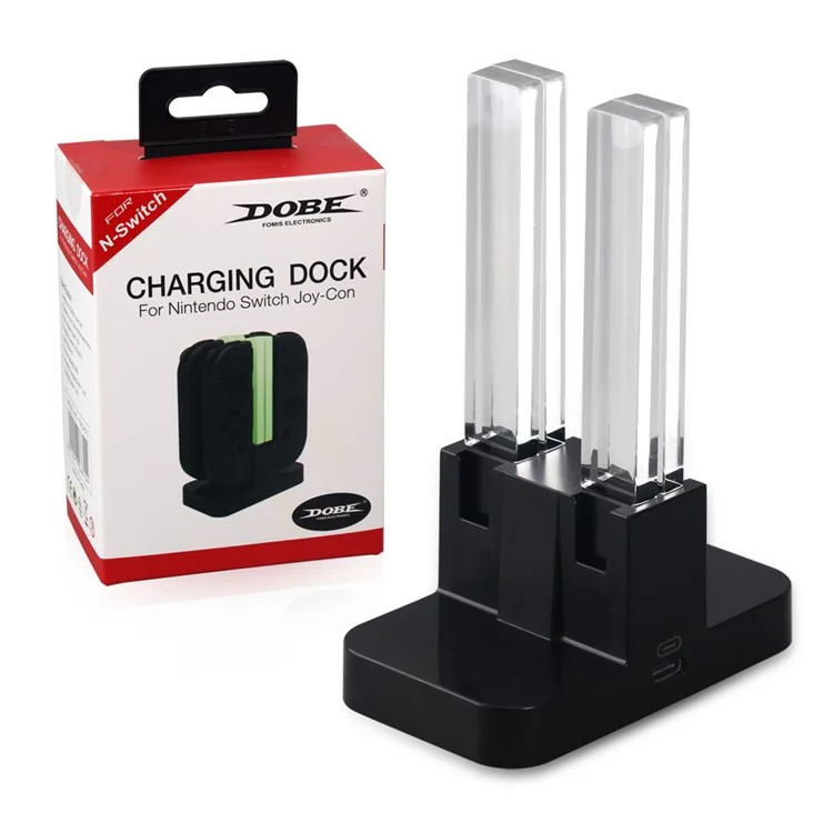 Dobe TNS-875 Four Charging Dock Charger Stand Pour Nintendo Switch Joy-Con