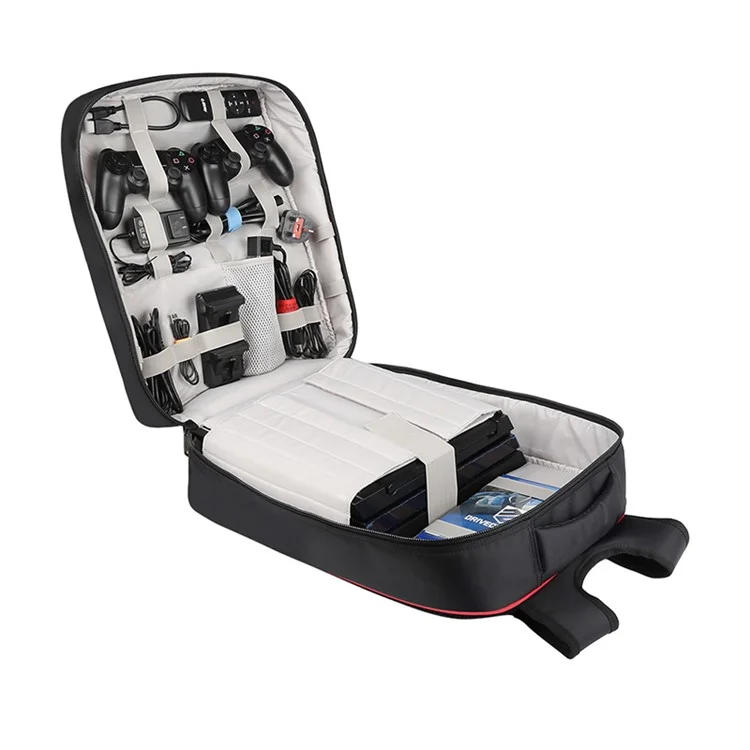 BUBM Game System Case Gaming Backpack Travel Console Carrying Bag for Sony PS4/PS4 Slim/PS4 Pro/Xbox