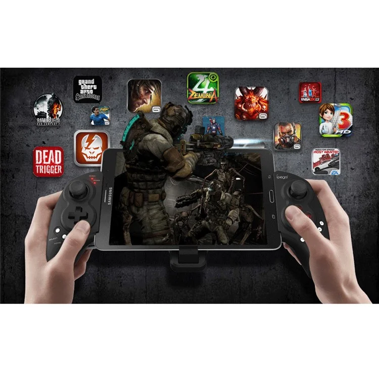 IPEGA Practical Stretch Wireless Bluetooth Game Controller Gamepad Joystick for 5-10 inches Phones and Tablets