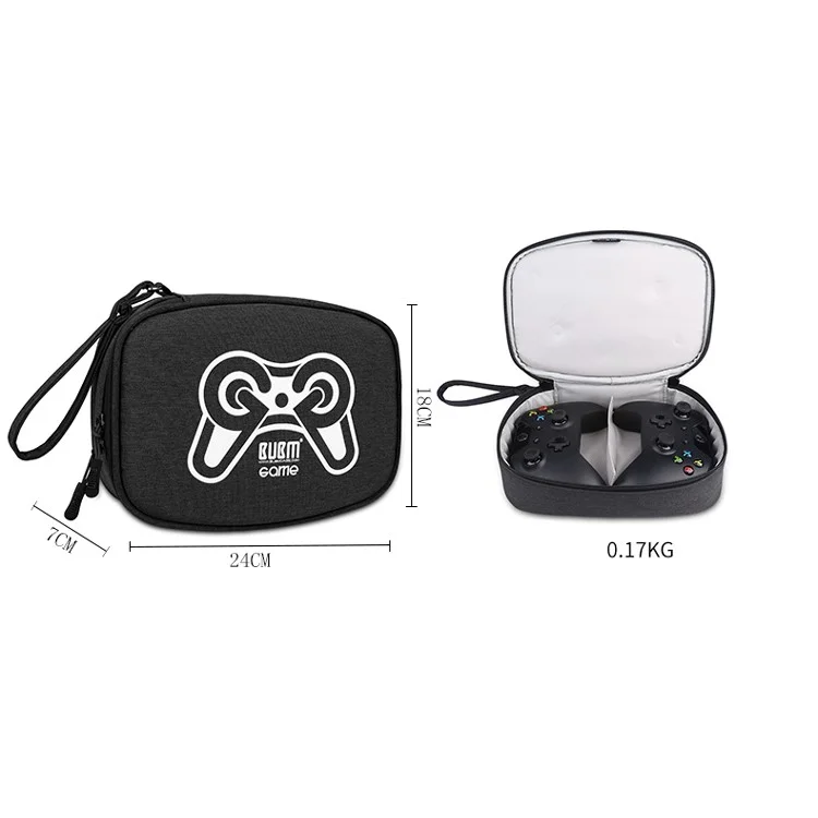 BUBM Portable Dual Joysticks Storage Bag Video Game Console Travel Bag