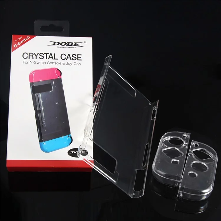 Funda Protectora De Plástico Duro De Cristal Transparente Para El Interruptor Nintendo