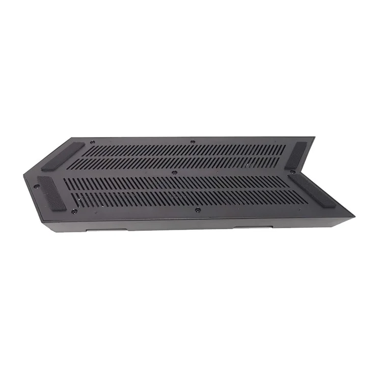 Multi-functional Console Stand with Vent Fans & Dual Controller Charging Slots for PS4