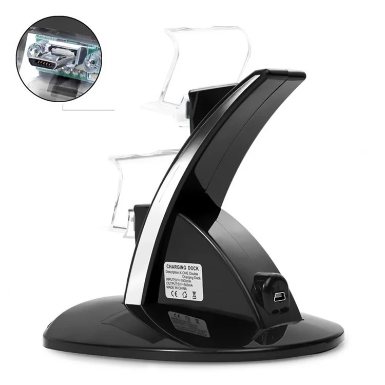 OIVO PS4 Game Playing Handle Standing Charger - Black