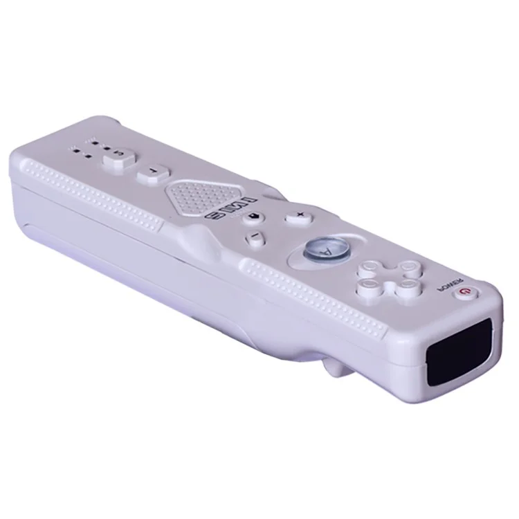 2-in-1 Wireless Gamepad Remote Controller for Wii Game - White