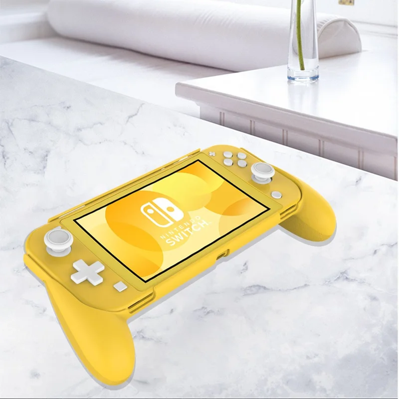 JYS Ergonomisk design för Switch Lite huvudmotor handtagstyp förbättrar grepp JYS-SL04 skyddsskal - Gult