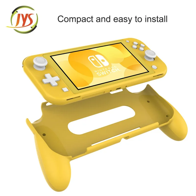 JYS Ergonomisk design för Switch Lite huvudmotor handtagstyp förbättrar grepp JYS-SL04 skyddsskal - Gult