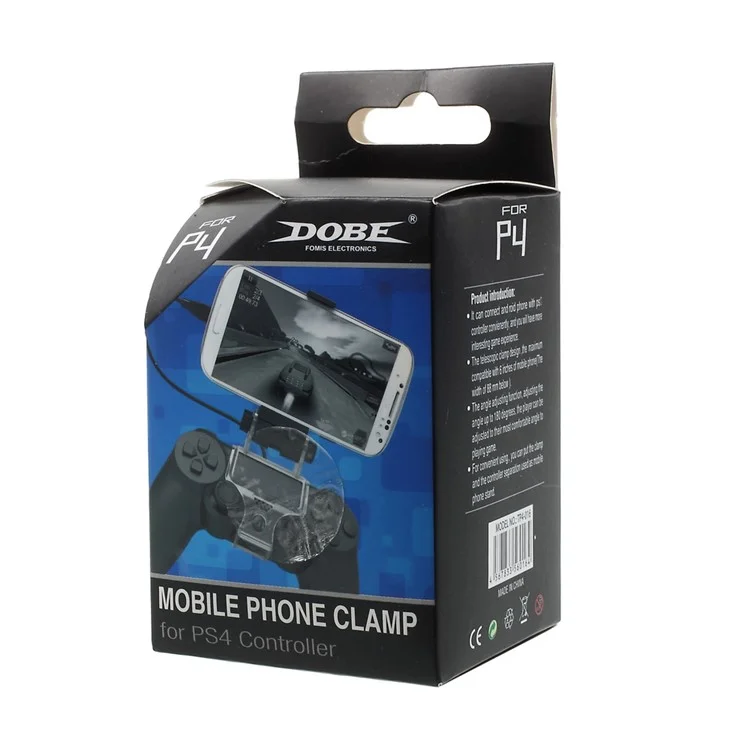Rotary Smartphone Clamp Holder for Playstation 4 PS4 Controller