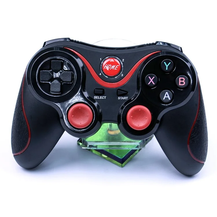 C8 Wireless Bluetooth Game Controller Gamepad Joystick for iOS Android Etc with Phone Clamp Holder