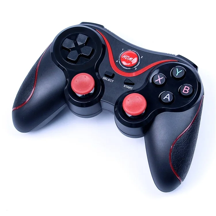 C8S Wireless Bluetooth Game Controller Gamepad Joystick for iOS Android Etc with Phone Clamp Holder