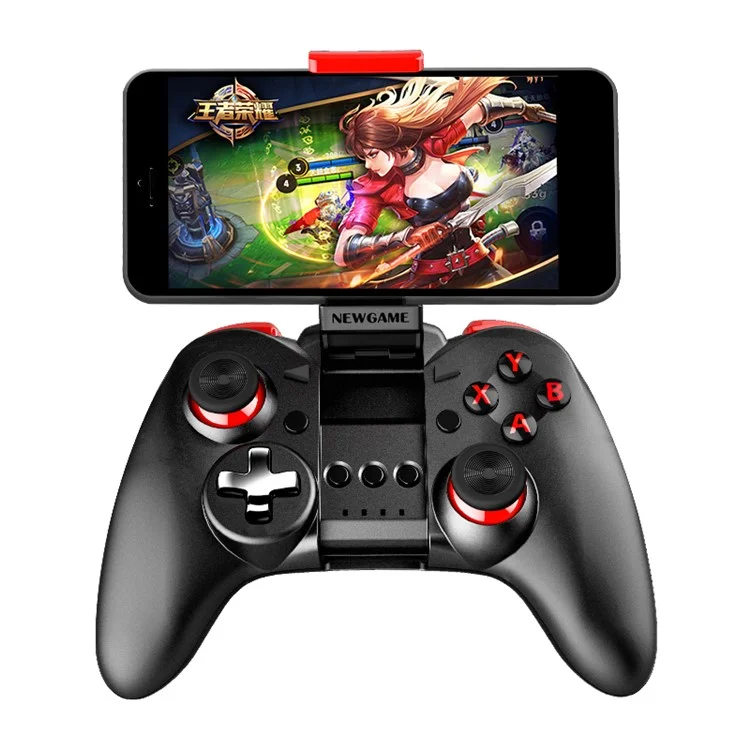 NEWGAME N1 Pro Plus Wireless Bluetooth Gamepad Joystick with Phone Bracket for iOS Android TV Box