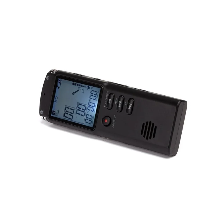 Enregistreur vocal numérique LCD portable rechargeable mini 8 Go avec lecteur MP3