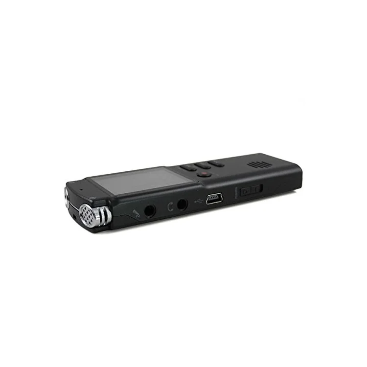 Enregistreur vocal numérique LCD portable rechargeable mini 8 Go avec lecteur MP3