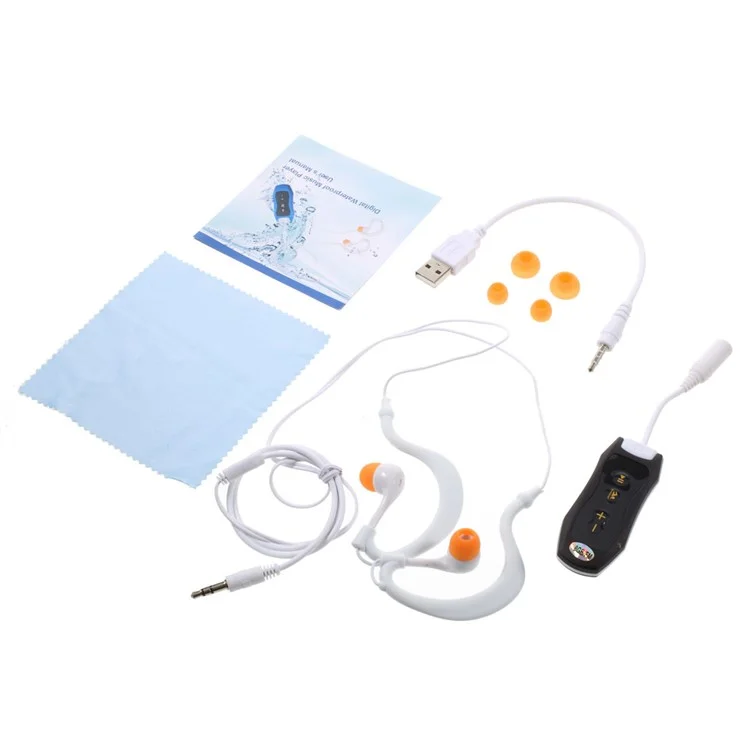 IPX8 Waterproof 8GB MP3 Music Player Support FM for Swimming Surfing