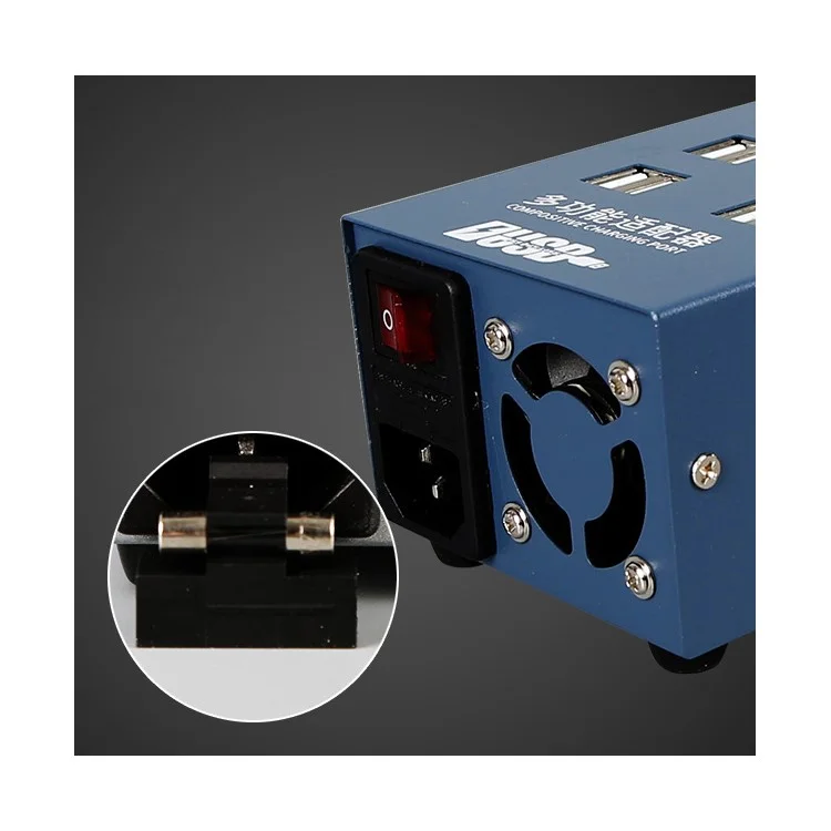 KAISI 350W 70A 60-port USB Charging Station Socket Adapter - EU Plug